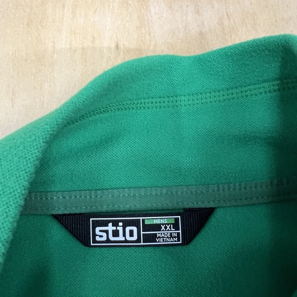 Stio 1/2 Zip Fleece Pullover Mens XXL Sweatshirt Long Sleeve Green